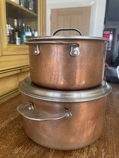 Copper Plated Tea Pot and Pan Set