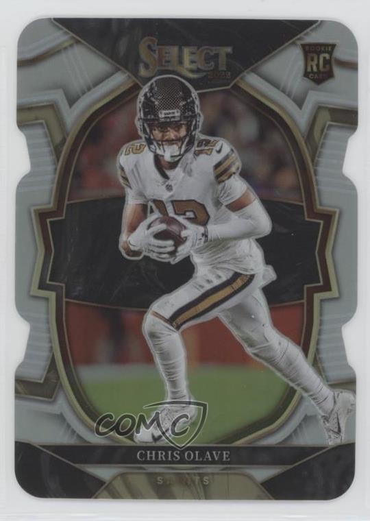 2022 Panini Select Concourse Silver Prizm Die-Cut Chris Olave #30 s1i