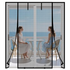 Magnetic Screen Door for 72"x80"Sliding/French/Patio Doors with 75"x82"Upgraded