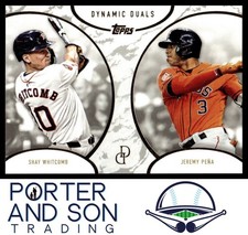 Shay Whitcomb / Jeremy Peña 2025 Topps Dynamic Duals #23 Astros Baseball Card