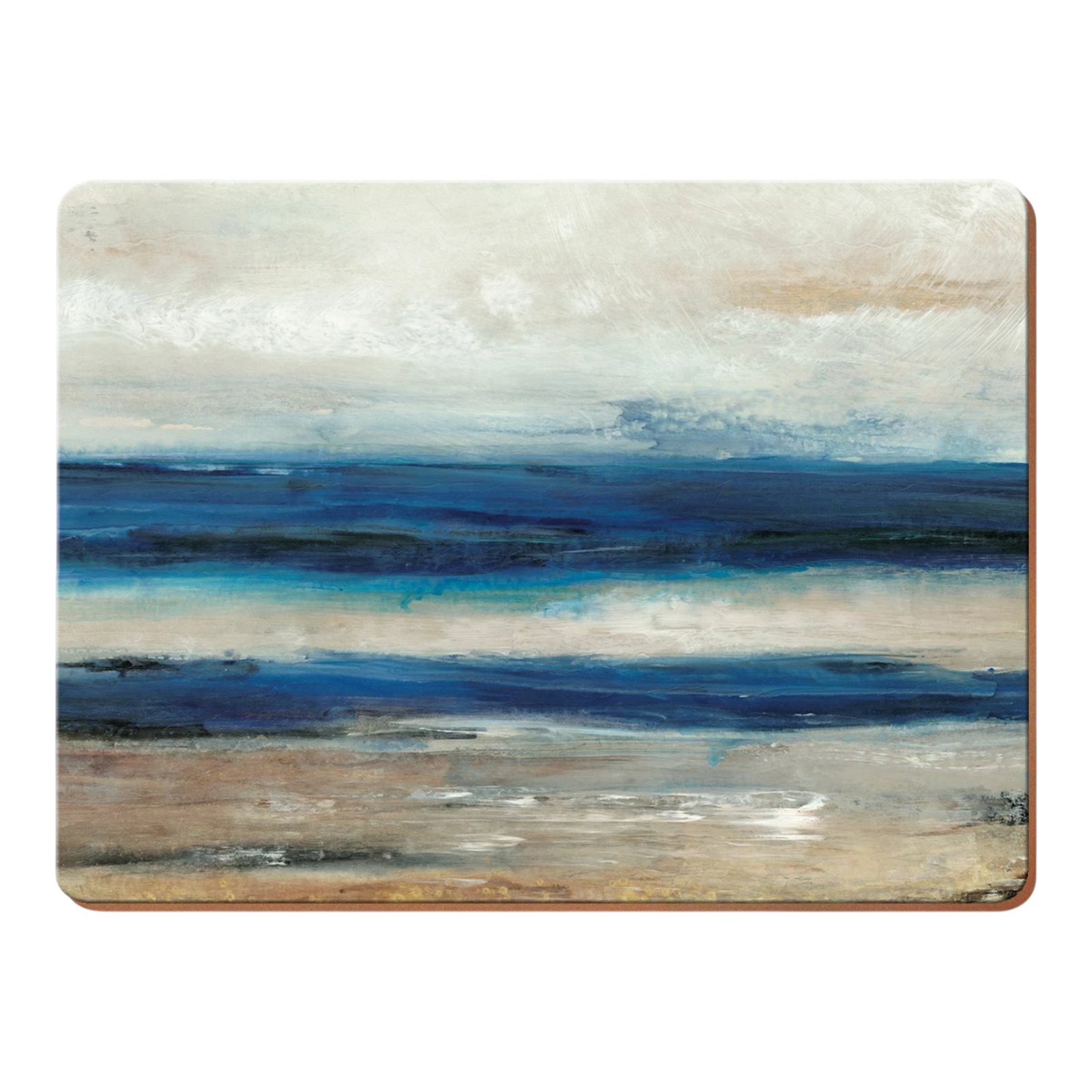 Creative Tops Place Mats Abstract Ocean View Large Premium Cork-back 400 x 290mm