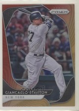 2020 Panini Prizm Tier II Hot Box Red Orange Prizm Giancarlo Stanton #164 00bq
