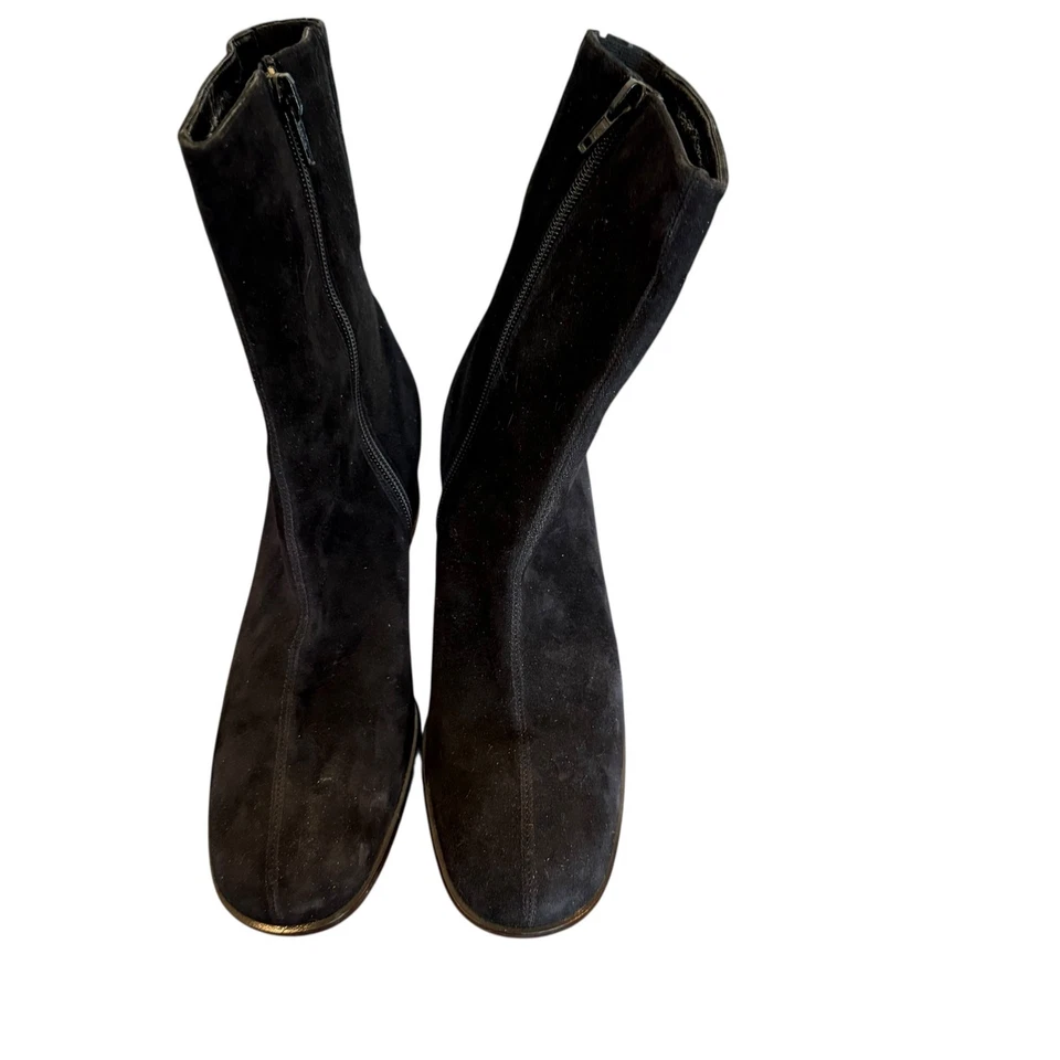 Botines Enzo Angiolini Y2K Años 90 Vintage Gamuza Tacón Punta Redonda - Talla 6.5 Foto 4 de 4