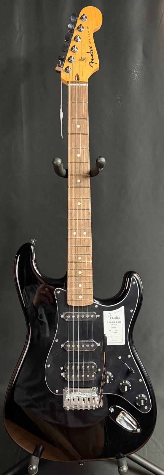 Fender Standard Stratocaster HSS (2025) Electric Guitar Gloss Black Finish (215)