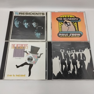 The Residents Lot Of 4 CDs Meet Mole Show Cube-E Live In Holland Eskimo 