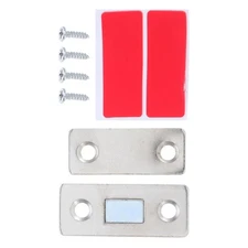 22 Sets Magnetic Cabinet Push Latch Self Adhesive And Screw In Magnets