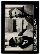 1992 Megacards Babe Ruth Babe's Friendship with Herb Pennock New York Yankees