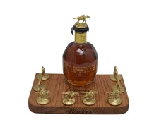 Blanton's Bourbon Oak Cork Display with Logo