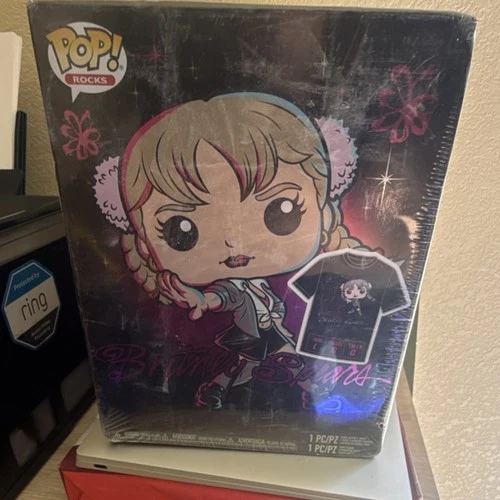 Funko Pop! Rocks Britney Spears Target Exclusive Vinyl Figure & T-Shirt Set