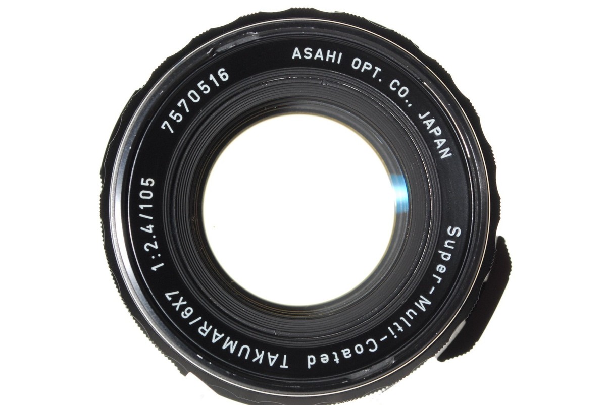 EXC+5] Pentax 6x7 67 Eye Level Film Camera Takumar 105mm f2
