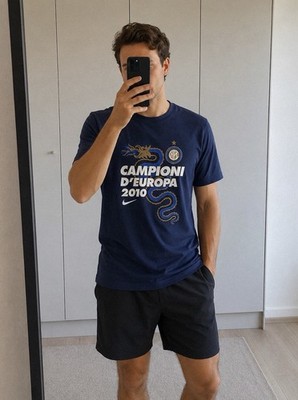 Nike Inter Milan Campioni D Europa 2010 T-Shirt Size M NWT Rare Champions League
