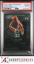 2006 TOPPS TRADEMARK MOVES SWISH FOIL #TSW14 LARRY BIRD HOF #/299 POP 1 PSA 8