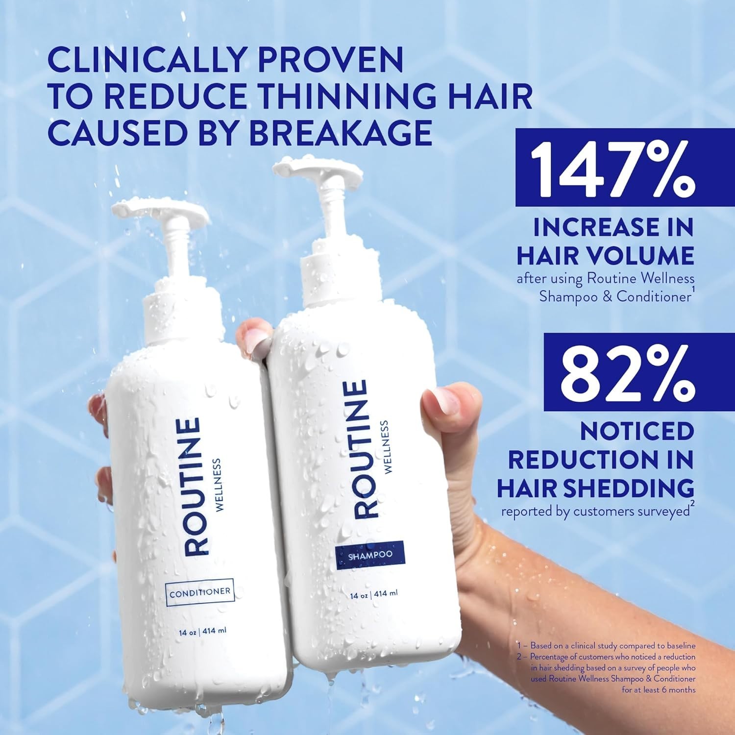 Routine Wellness Anti-Thinning Shampoo and Conditioner Set