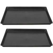 Dog Crate Tray : 2Pcs Plastic Tray for Dog Crate - Cage Bottom Pan for Potty ...