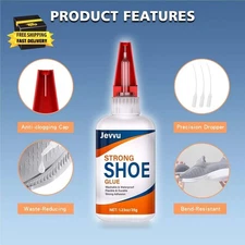 Shoe Glue, Heavy Duty Shoe Goo, Super Shoe Sole Repair Adhesive Kit for Boot, Sn
