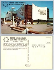 Terre Des Hommes Montreal Canada Expo Pavilion Postcard