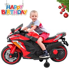 Kids Ride On Motorcycle,12V Electric Battery Powered Ride On Bike,2 Wheels Elect