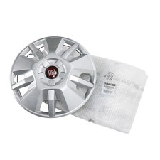 Enjoliveur original argenté avec emblème rouge pour jante de 15 pouces 71807359