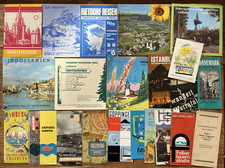 Mega-Konvolut alter Reiseprospekte/Reiseflyer