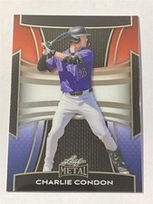 CHARLIE CONDON rockies 2025 Leaf Metal #36 Prismatic RWB 3/3 (Y)