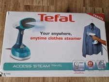 Image of Tefal DT7050 Access Steam Travel Handheld Garment Steamer - Blue