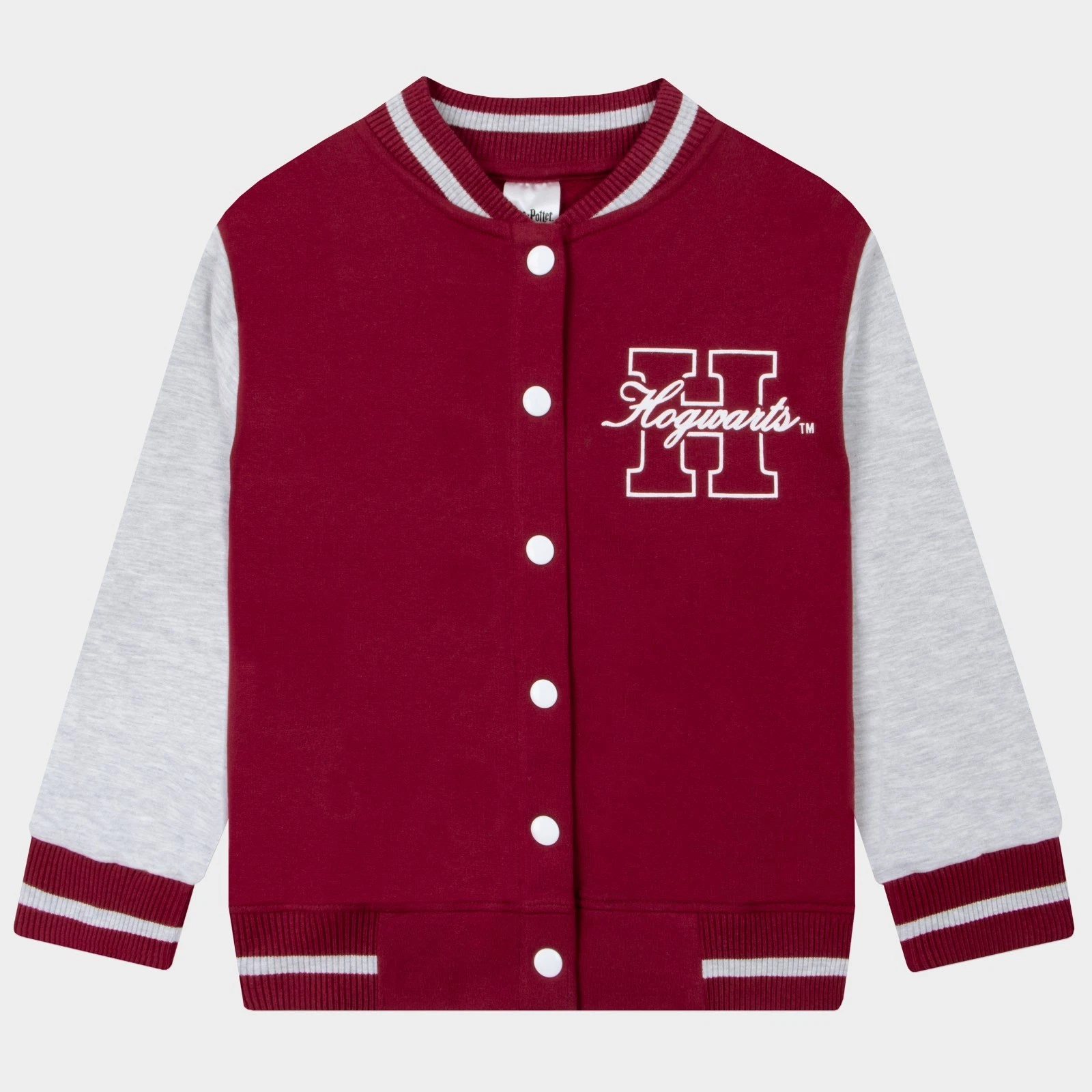 Harry Potter Bomber Jacket | Kids Hogwarts Varsity Jacket | Girls Red Jacket