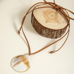 Authentic Necklace Simple Dainty Gold Plated Ocean Charm Choker Natural Seashell Chain