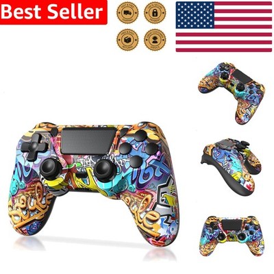 Playstation 4 Controller Wireless Neo-Graffiti 6-Axis Motion Sensing Vibration
