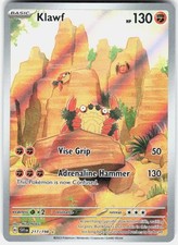 Klawf 217/198 Illustration Rare Scarlet & Violet Pokemon Holo Near Mint A041 on eBay