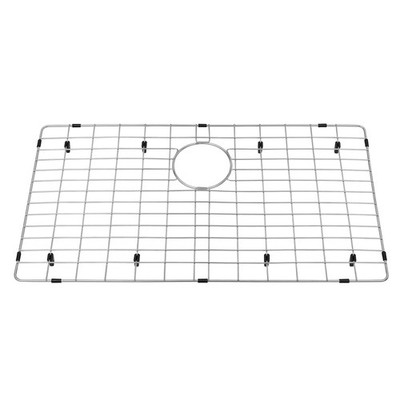 Sink Grid Stainless Steel 28 3/4 x 15 Rear Drain MONSINTA Kitchen Protector Bowl