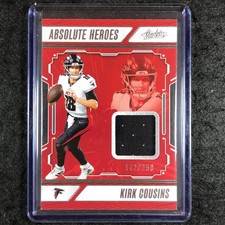 2024 Absolute Football KIRK COUSINS Absolute Heroes Jersey Relic 142/250