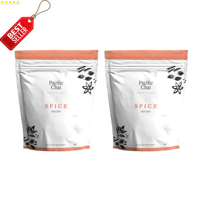 Instant Chai Latte Powder 48Oz Canister Spice Mix 2 Pack US