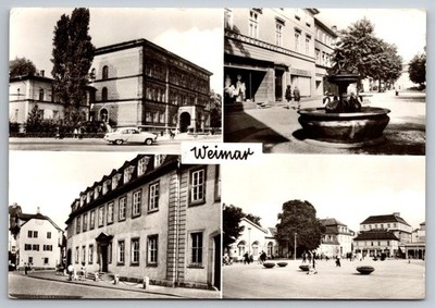 AK Weimar Mehrbildkarte 