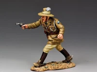 AL041 - Officer with Pistol - WWI - King and Country