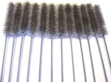 6 GOLIATH INDUSTRIAL 16" STEEL WIRE TUBE CLEANING BRUSH 1" TB10S BRUSHES GUN 