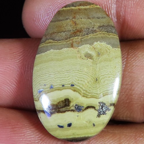 41.55 CT Natürlich Sphalerit Oval Cabochonschliff 19x30x5 MM Edelstein C-59