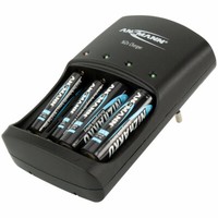 Ansmann LadegeräT FüR 4 Nickel-Zink-Akkus (Nizn) Mit 1,6 V, Typ Aa Und Aaa