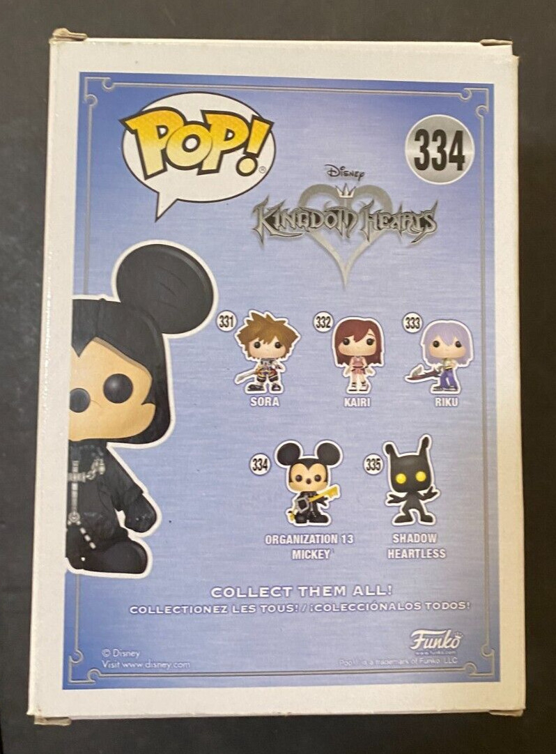Funko Pop Kingdom Hearts 334 Organization 13 Mickey Box Lunch Vinyl Figure