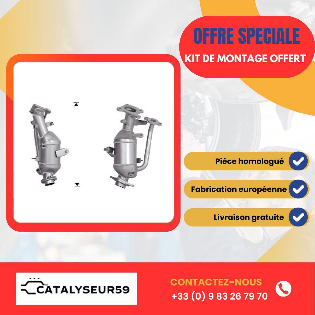Catalyseur Yaris 1.5i VVTI idéal pour trajets urbains et quotidiens