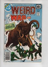 Cómic Weird War Tales edición #74. Quiosco. Ciencia ficción. Horror. DC 1979