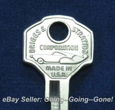 ORIGINAL LINCOLN MERCURY KEY BLANK BRIGGS & STRATTON 1935-1951 1125F H5 H10 NOS