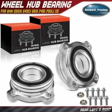 2x Rear LH &RH Wheel Hub Bearing Assembly for BMW 530xi 645Ci 650i 745i 745Li X5