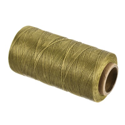 197 Yard 1 mm 210D Flach Gewachst Faden Polyester, Tief Khaki