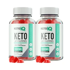 2-Pack Keto IQ ACV Gummies, KetoIQ ACV Weight Loss Gummies (120 Gummies)