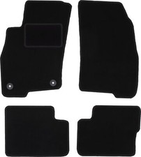 Schwarze Velours-Fußmatten für: Fiat Grande Punto Fließheck (2005-2009)