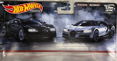 2024 Hot Wheels 2-Pack Bugatti Veyron and '16 Bugatti Chiron