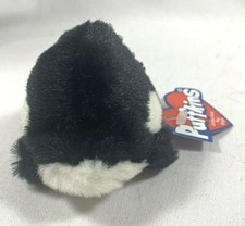 NEW PUFFKINS SWIBCO TOBY BLACK WHITE WHALE KEYCHAIN HANG TAG BD 10-11-97