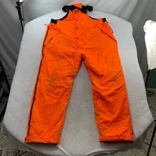 HFC Equipment Insulated Orange Bib Overalls Men Size: 2XL