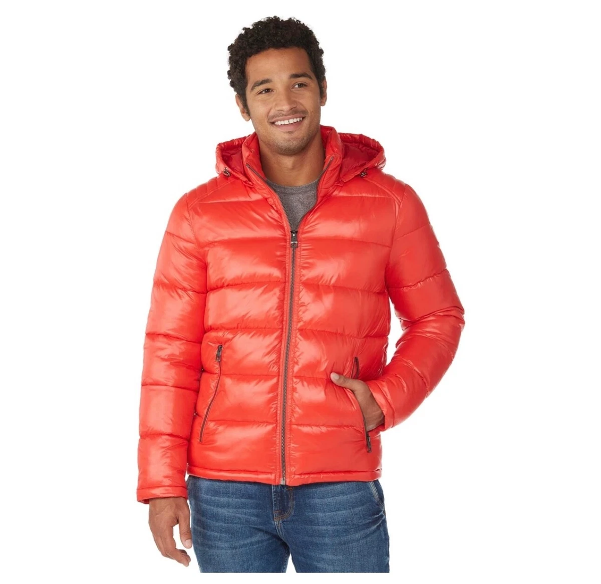 Guess mens red jacket 2025