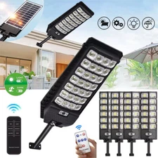 Commercial 1000000LM LED Outdoor Dusk to Dawn Solar Street Light Road Area Lamp